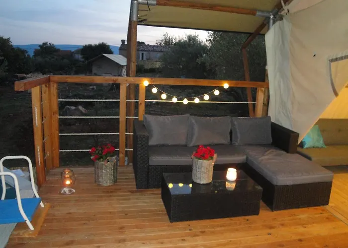 Luxusní stan Krk Glamping Brusici