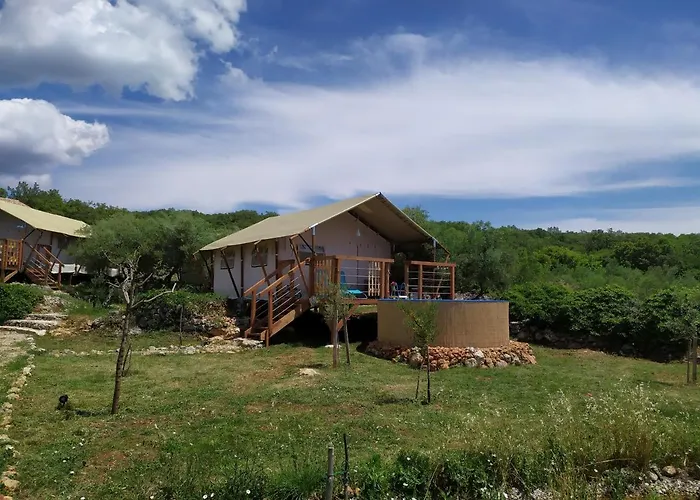 Krk Glamping Luxusní stan Brusici